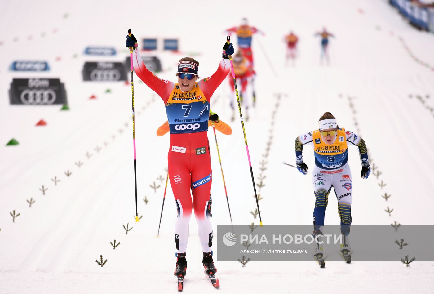 Лыжные гонки. Тур де Ски. Женщины. Масс-старт
