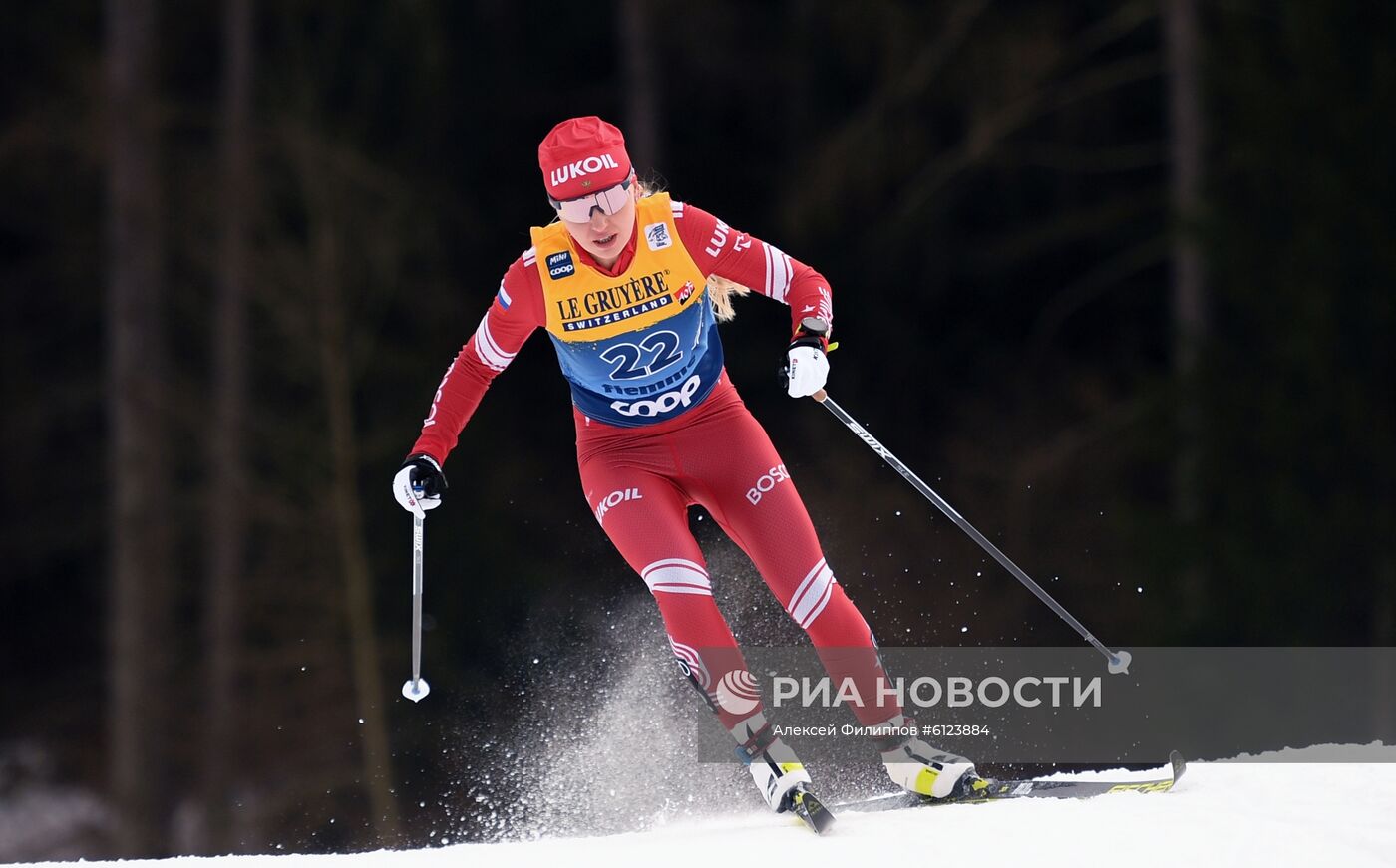 Лыжные гонки. Тур де Ски. Женщины. Масс-старт
