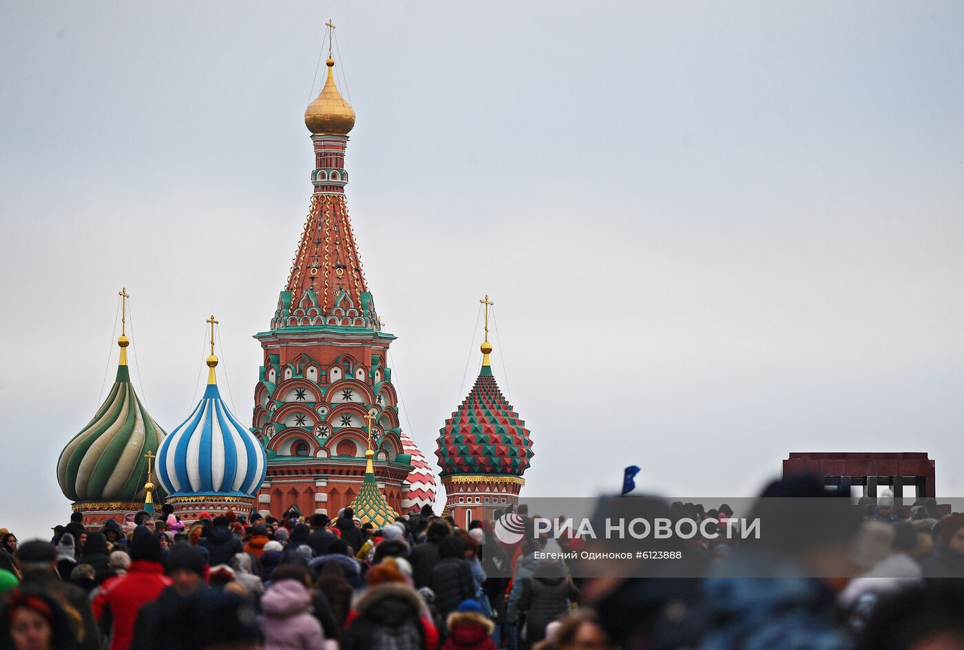 Зимний отдых москвичей 