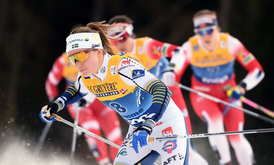 Лыжные гонки. Тур де Ски. Женщины. Масс-старт