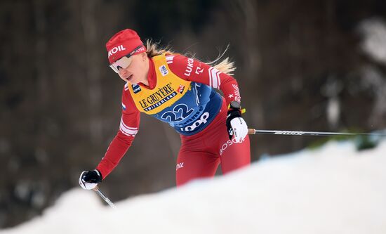 Лыжные гонки. Тур де Ски. Женщины. Масс-старт