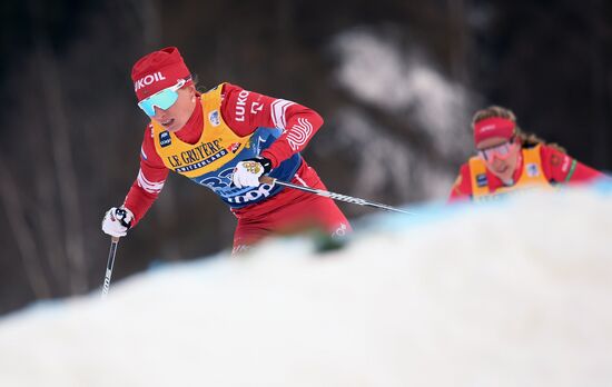 Лыжные гонки. Тур де Ски. Женщины. Масс-старт