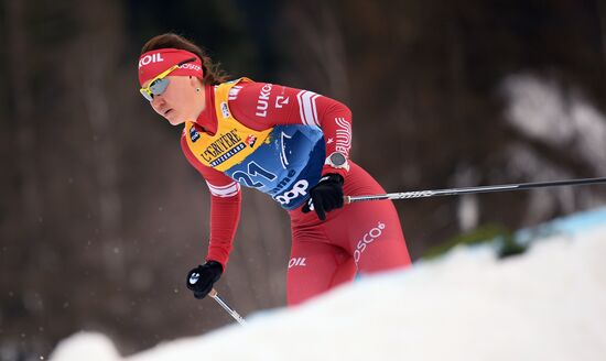 Лыжные гонки. Тур де Ски. Женщины. Масс-старт