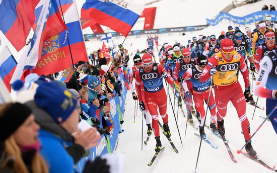 Лыжные гонки. Тур де Ски. Мужчины. Масс-старт