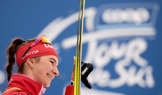 Лыжные гонки. Тур де Ски. Женщины. Масс-старт