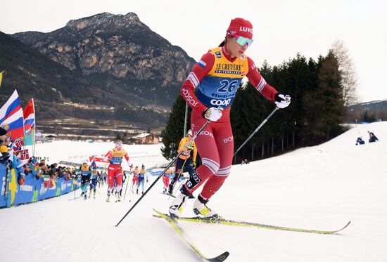 Лыжные гонки. Тур де Ски. Женщины. Масс-старт