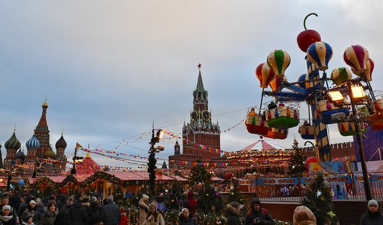 Зимний отдых москвичей 