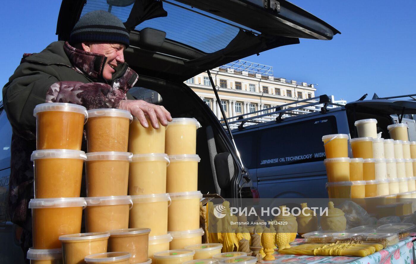 Рождественская продовольственная ярмарка в Приморье