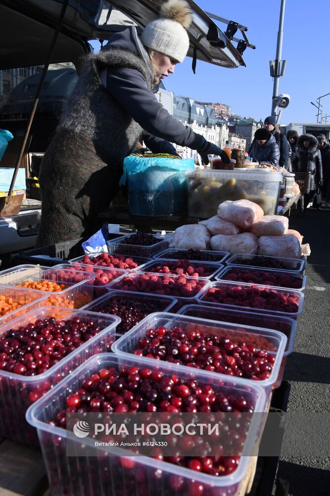 Рождественская продовольственная ярмарка в Приморье