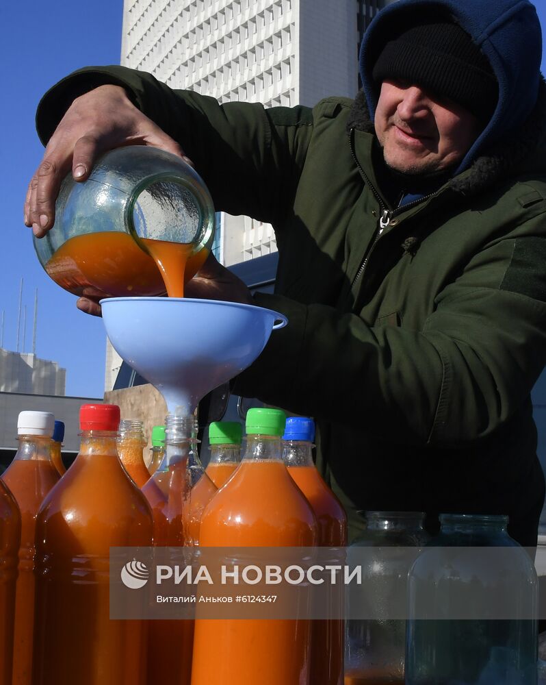 Рождественская продовольственная ярмарка в Приморье