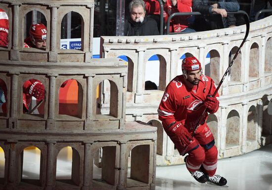 Хоккей. КХЛ. Матч "Спартак" – "Динамо" (Москва)
