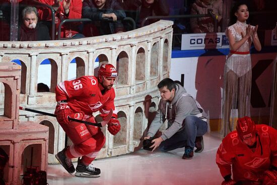 Хоккей. КХЛ. Матч "Спартак" – "Динамо" (Москва)