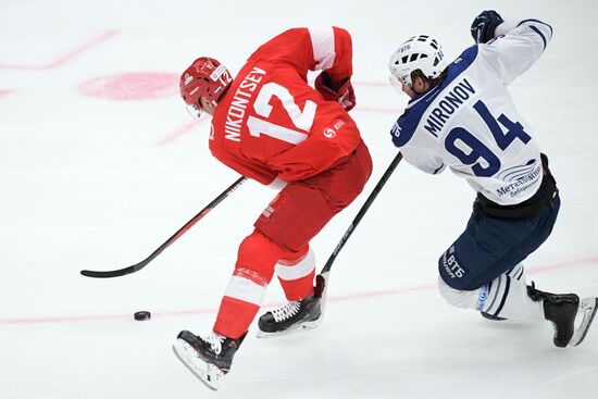 Хоккей. КХЛ. Матч "Спартак" – "Динамо" (Москва)