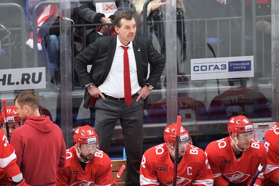 Хоккей. КХЛ. Матч "Спартак" – "Динамо" (Москва)