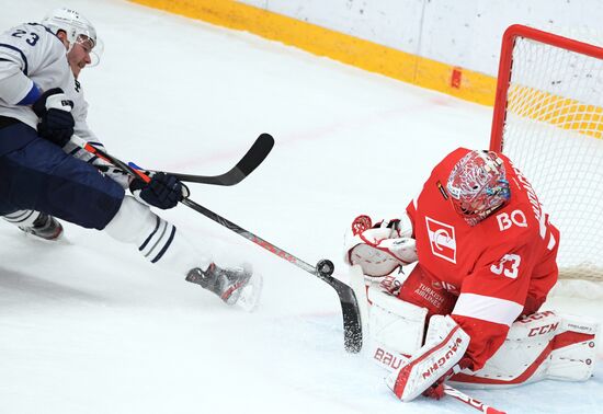 Хоккей. КХЛ. Матч "Спартак" – "Динамо" (Москва)