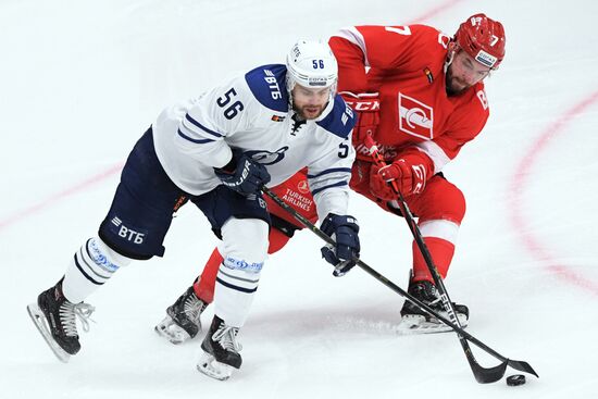 Хоккей. КХЛ. Матч "Спартак" – "Динамо" (Москва)