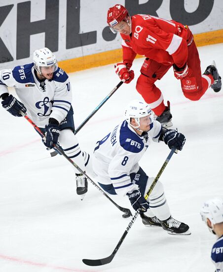 Хоккей. КХЛ. Матч "Спартак" – "Динамо" (Москва)