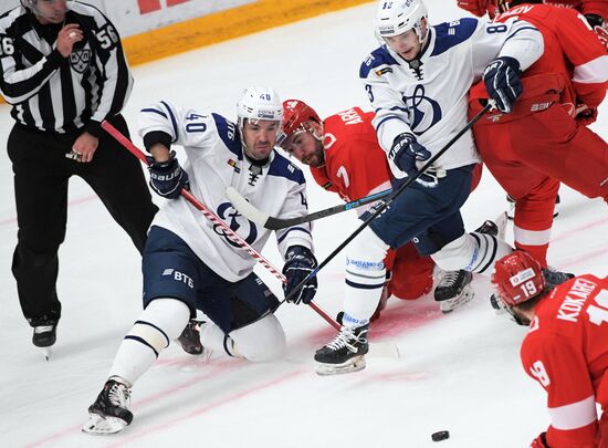 Хоккей. КХЛ. Матч "Спартак" – "Динамо" (Москва)