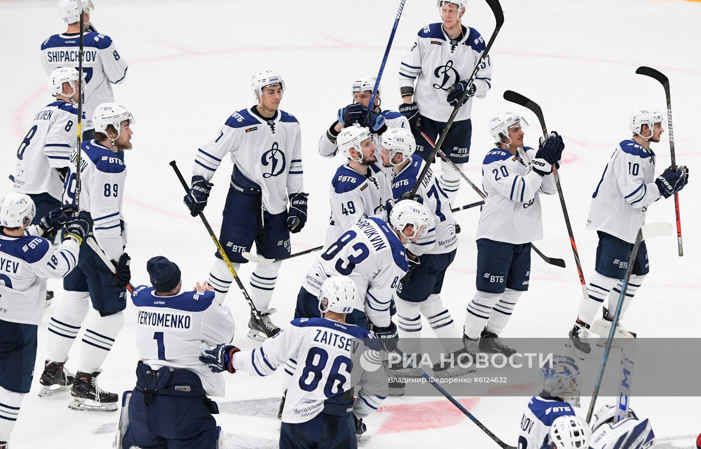 Хоккей. КХЛ. Матч "Спартак" – "Динамо" (Москва)