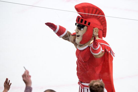 Хоккей. КХЛ. Матч "Спартак" – "Динамо" (Москва)