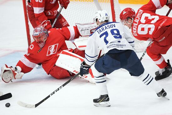 Хоккей. КХЛ. Матч "Спартак" – "Динамо" (Москва)