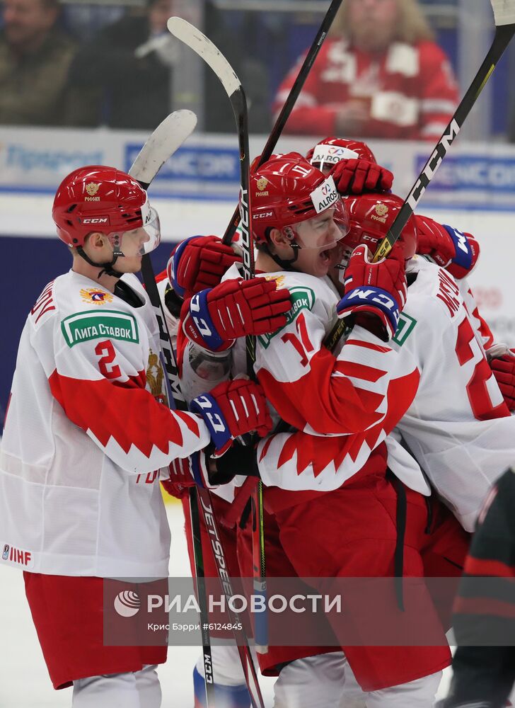Хоккей. Молодежный чемпионат мира. Финальный матч. Канада - Россия