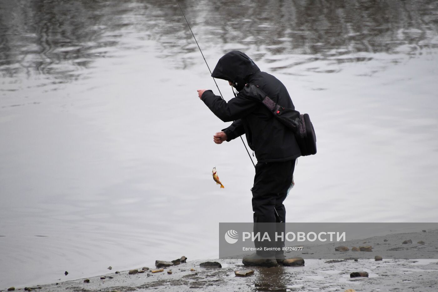 Зимние развлечения горожан в парке Коломенское 