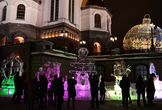 XIV Международный фестиваль ледовой скульптуры "Вифлеемская звезда"