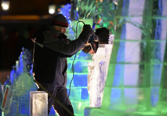 XIV Международный фестиваль ледовой скульптуры "Вифлеемская звезда"