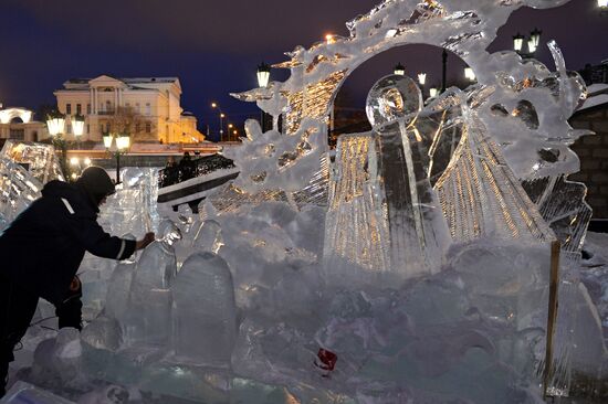 XIV Международный фестиваль ледовой скульптуры "Вифлеемская звезда"