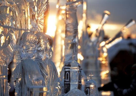 XIV Международный фестиваль ледовой скульптуры "Вифлеемская звезда"