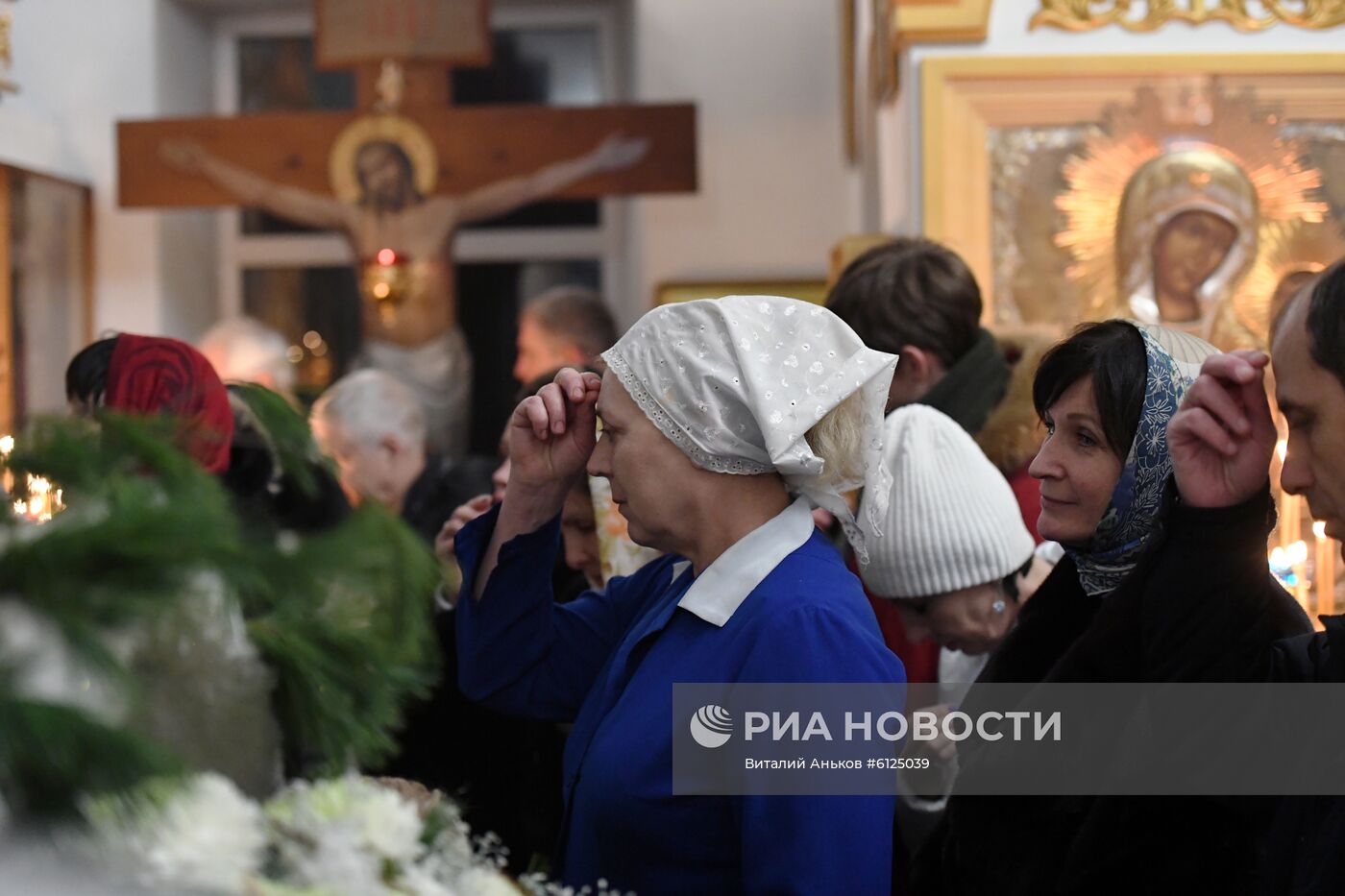 Празднование Рождества Христова в городах России