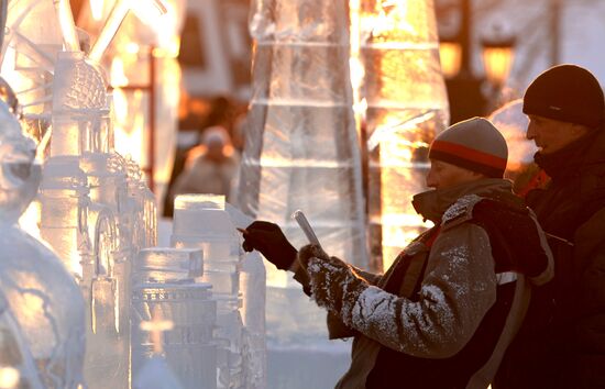 XIV Международный фестиваль ледовой скульптуры "Вифлеемская звезда"