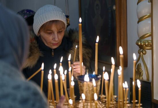 Празднование Рождества Христова в городах России