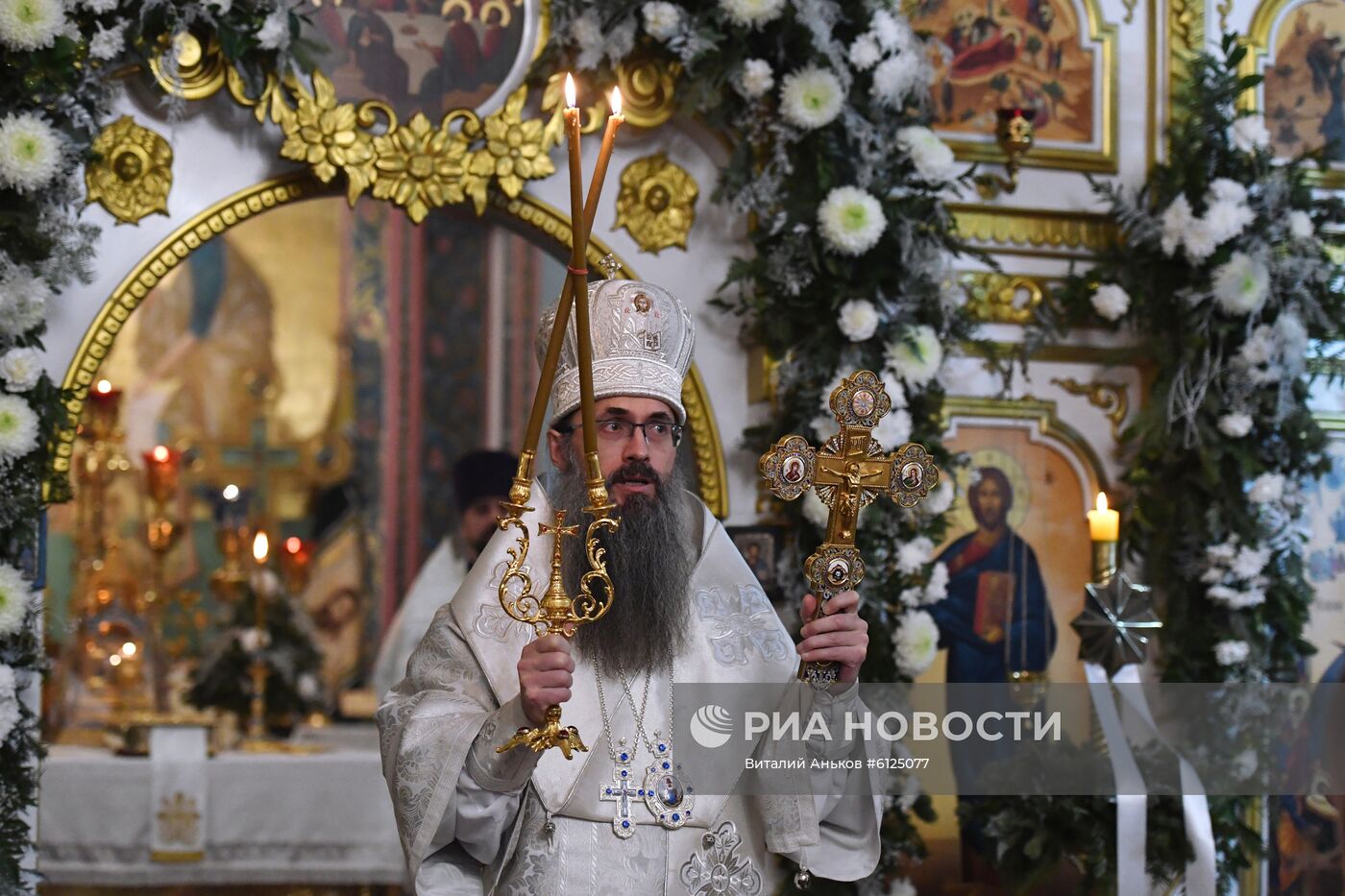 Празднование Рождества Христова в городах России