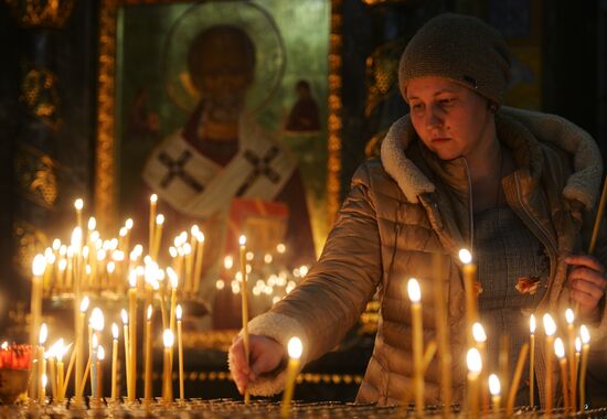 Празднование Рождества Христова в городах России