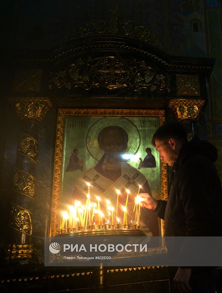 Празднование Рождества Христова в городах России