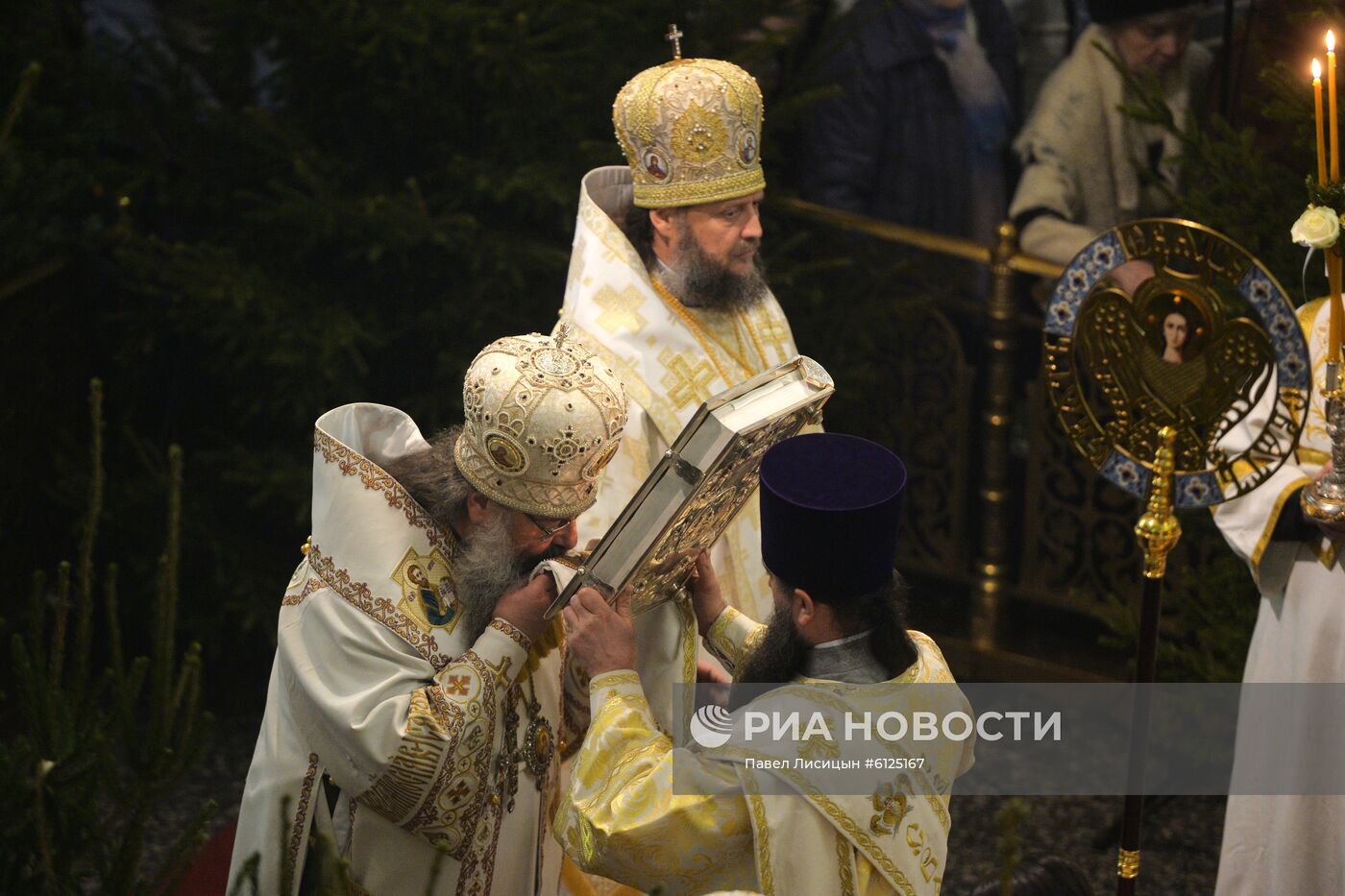 Празднование Рождества Христова в городах России