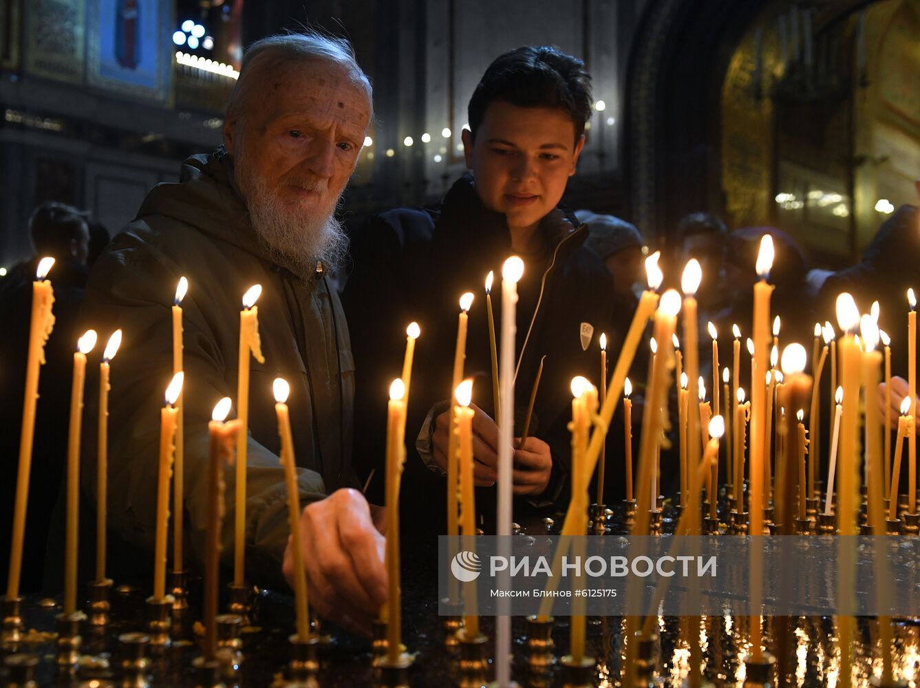 Рождество Христово. Патриаршая литургия в Храме Христа Спасителя