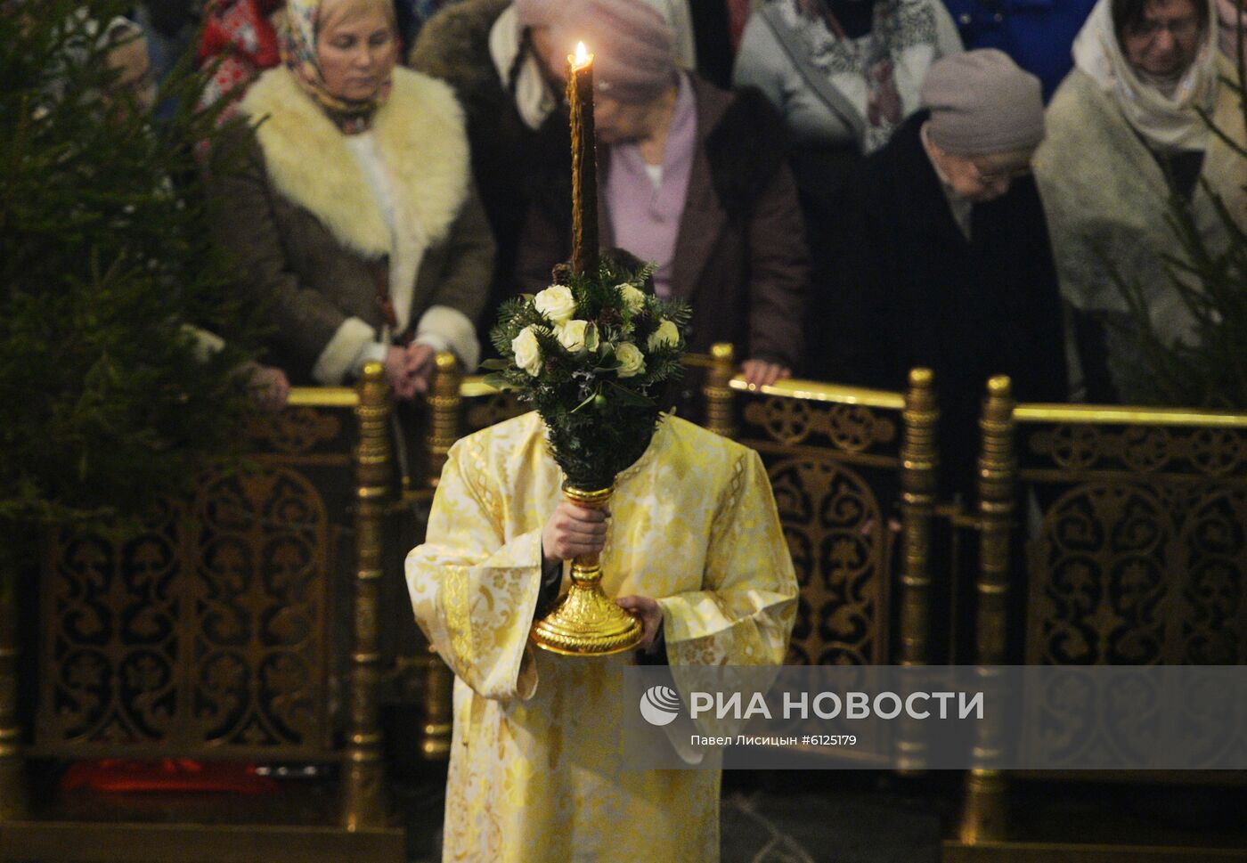 Празднование Рождества Христова в городах России