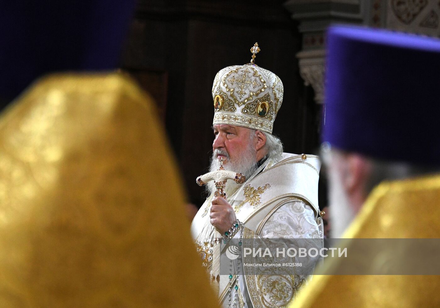 Рождество Христово. Патриаршая литургия в Храме Христа Спасителя