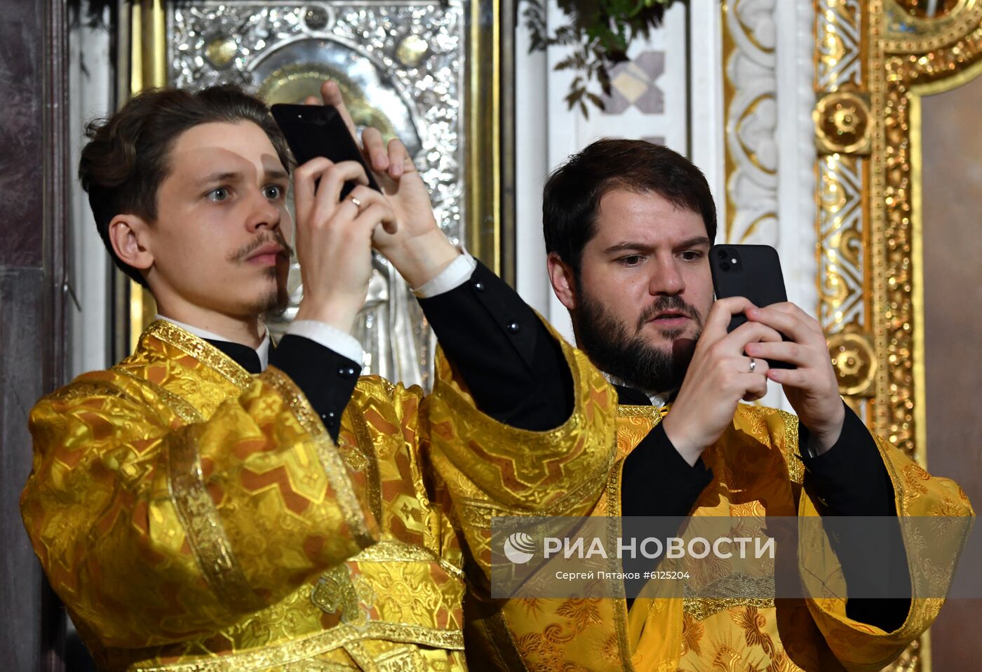 Рождество Христово. Патриаршая литургия в Храме Христа Спасителя