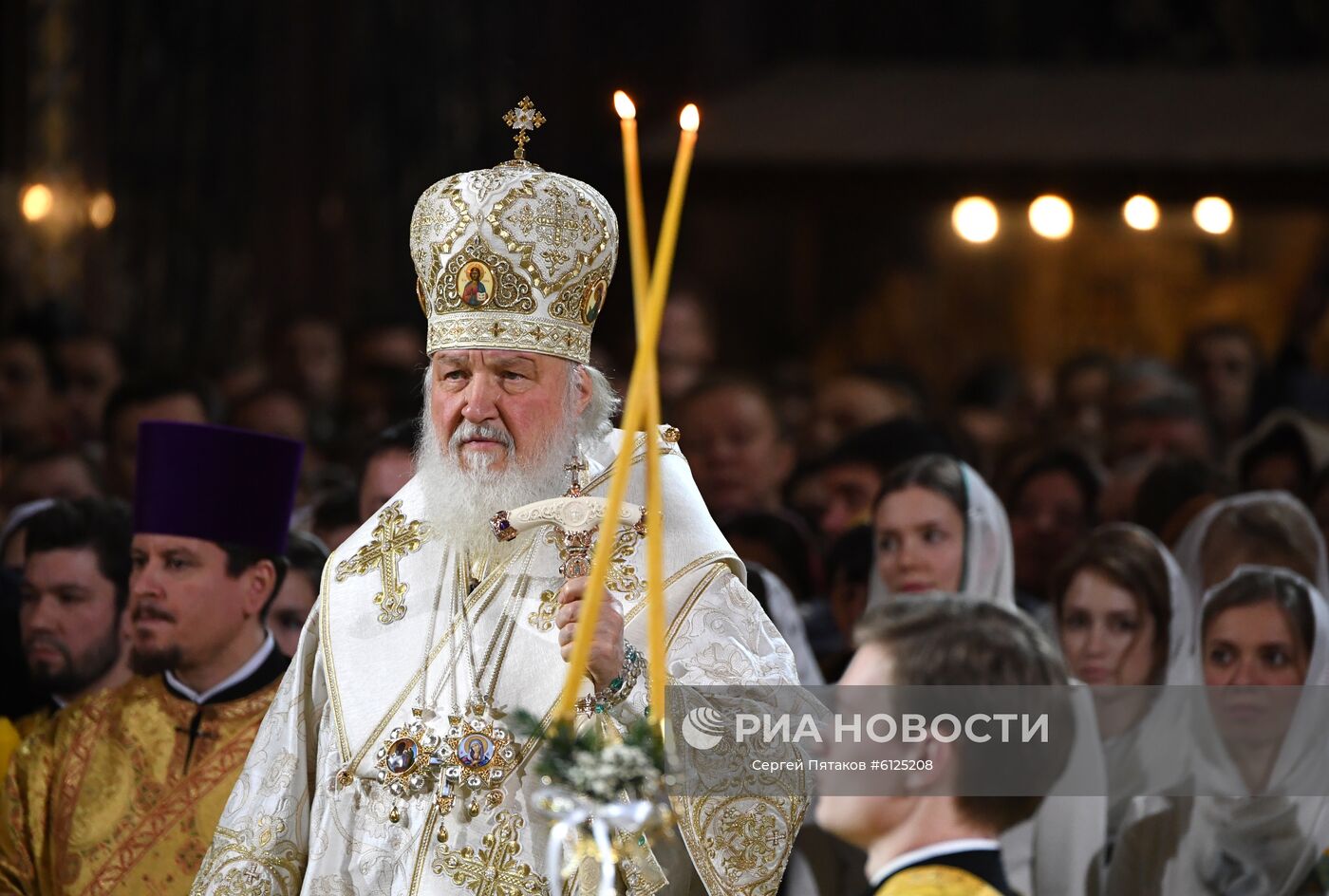Рождество Христово. Патриаршая литургия в Храме Христа Спасителя