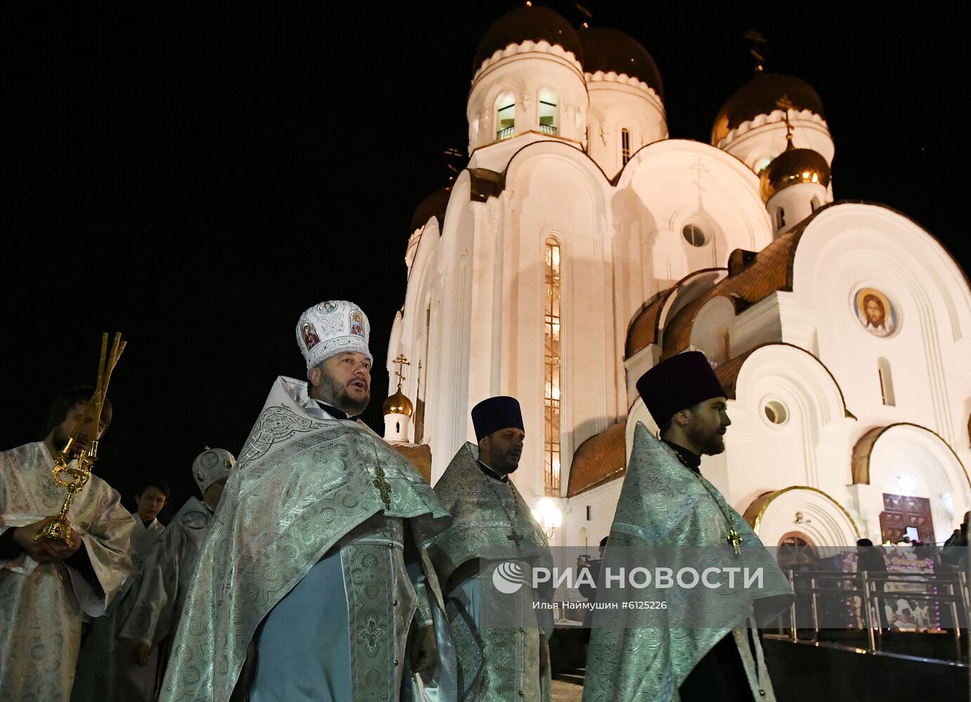 Празднование Рождества Христова в городах России