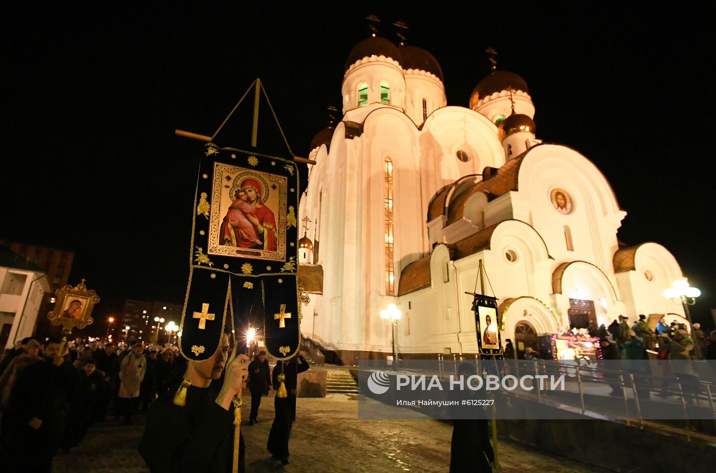 Празднование Рождества Христова в городах России