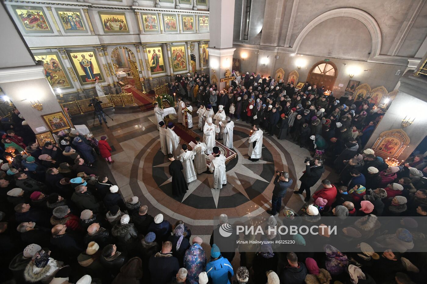 Празднование Рождества Христова в городах России