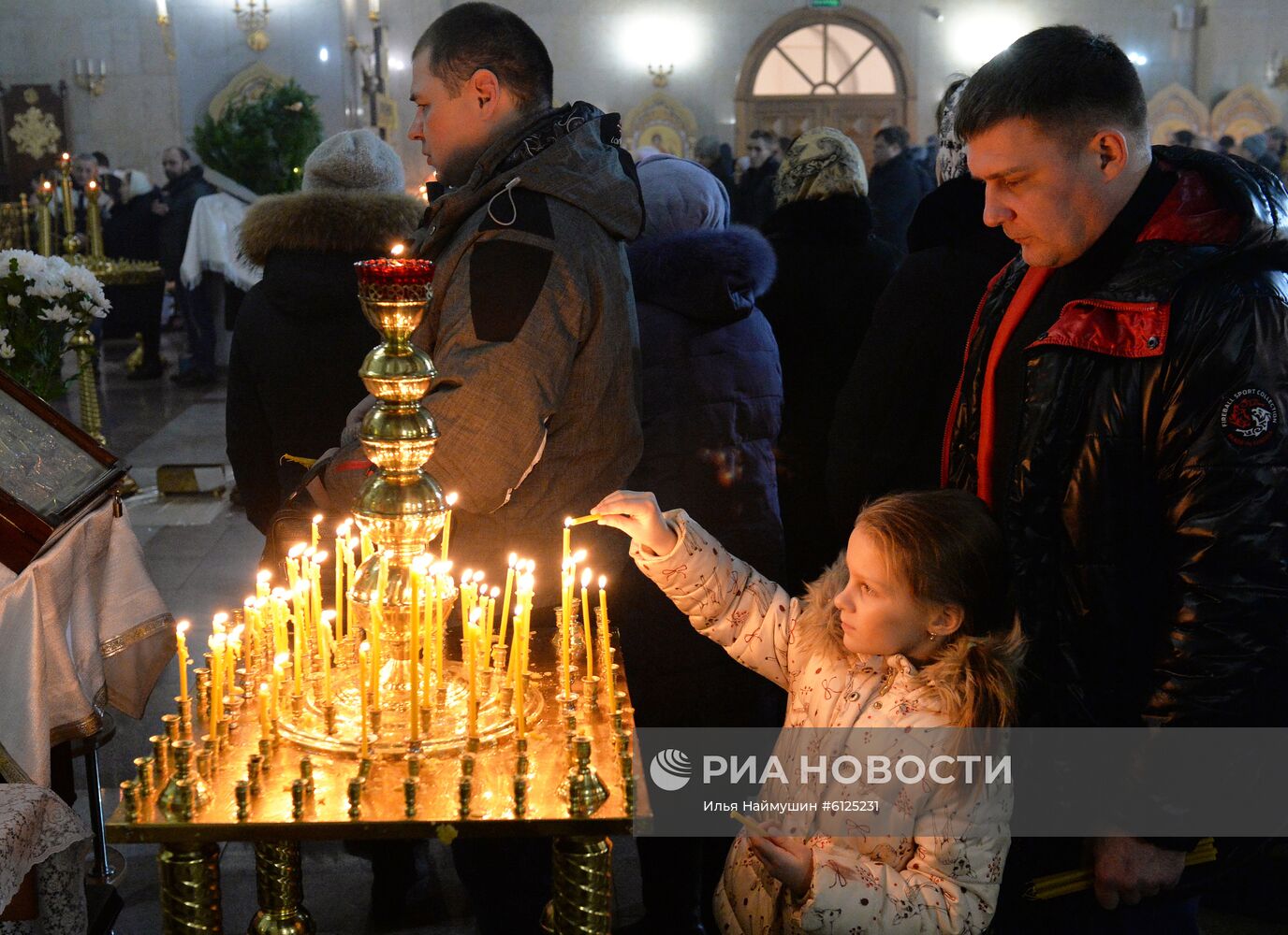 Празднование Рождества Христова в городах России