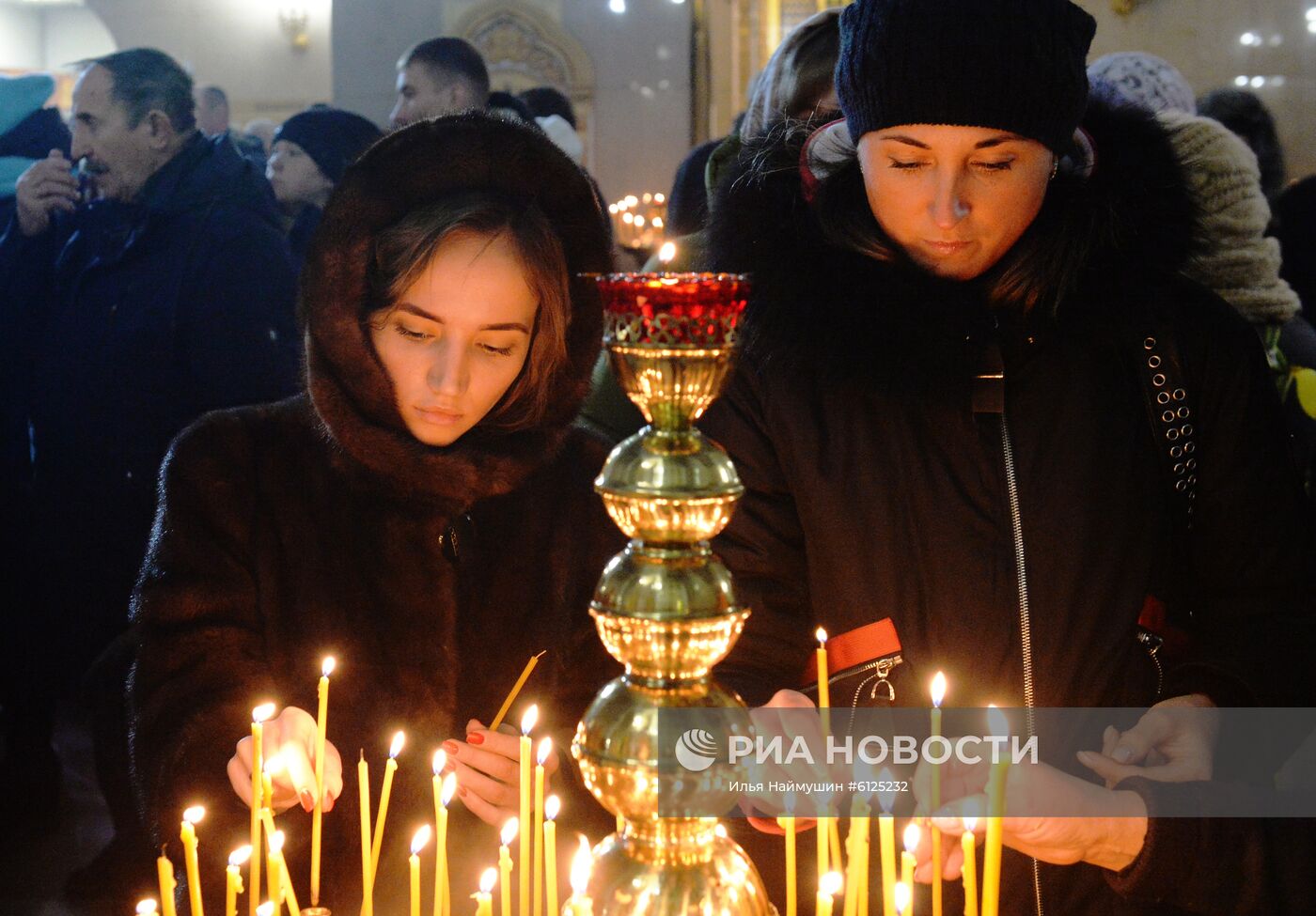 Празднование Рождества Христова в городах России