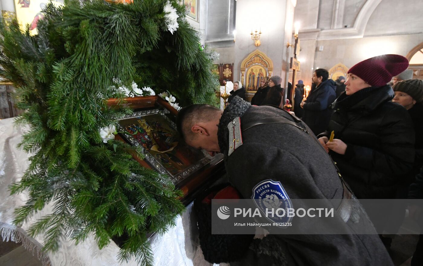 Празднование Рождества Христова в городах России