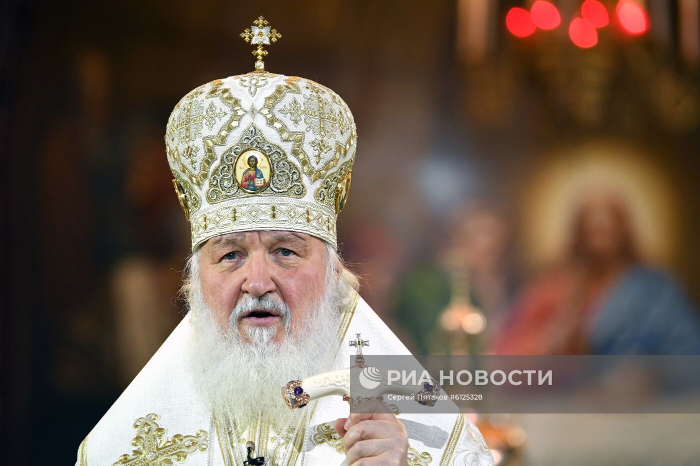 Рождество Христово. Патриаршая литургия в Храме Христа Спасителя